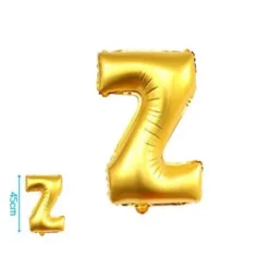 Globo Mylar Letras Oro 45cm