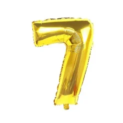 Globo Mylar Números Oro 110cm