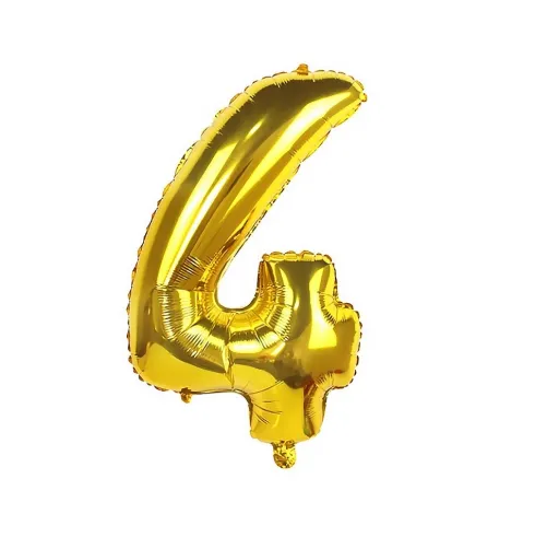 Globo Mylar Números Oro 110cm