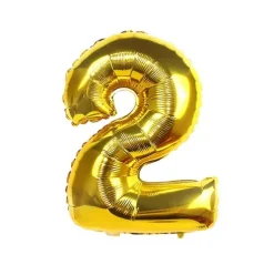 Globo Mylar Números Oro 110cm
