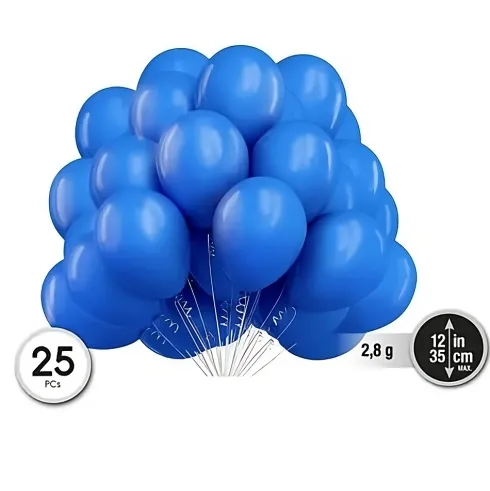 Globos Látex 30cm 25pcs