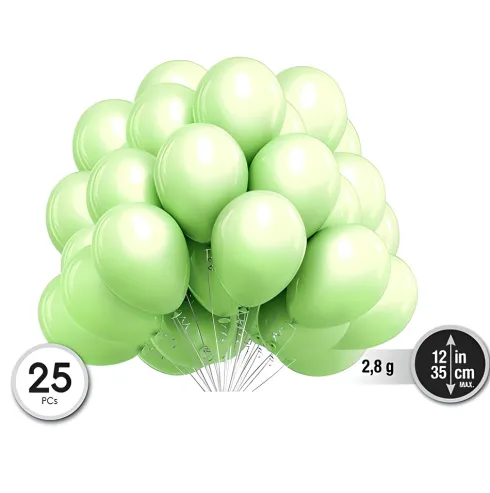 Globos Látex 30cm 25pcs