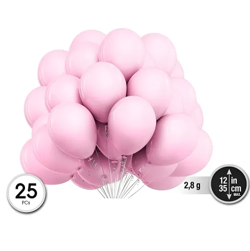 Globos Látex 30cm 25pcs