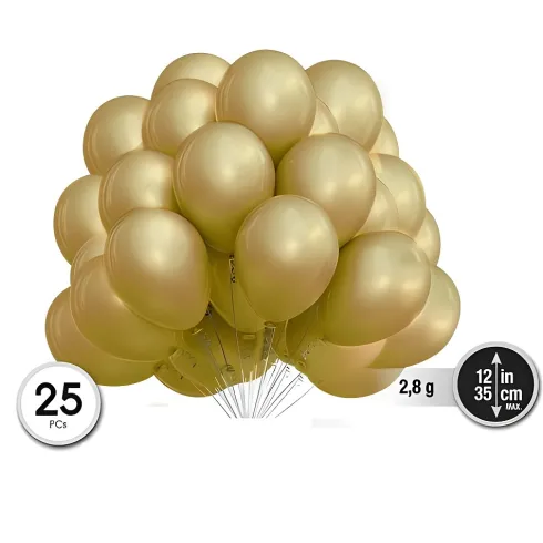 Globos Látex 30cm 25pcs