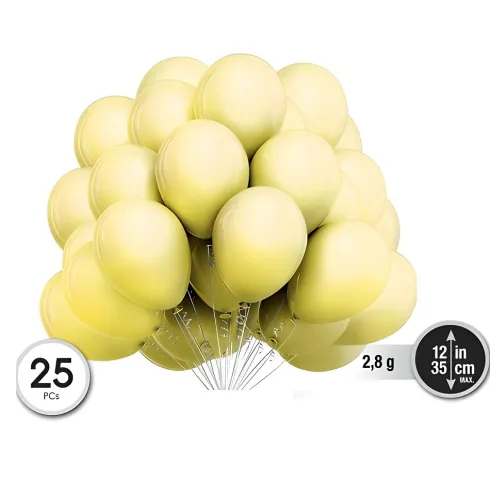 Globos Látex 30cm 25pcs