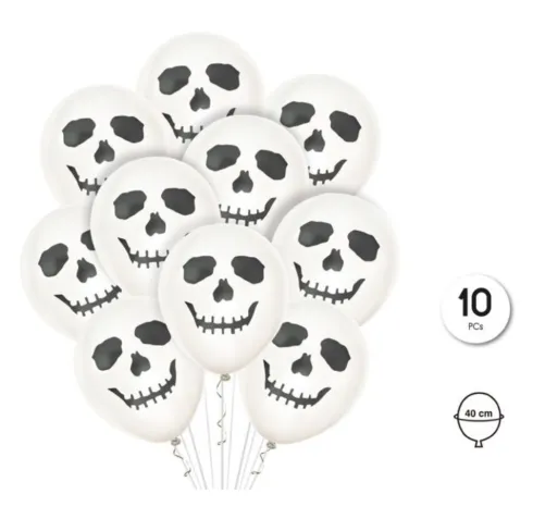 Globos Látex Fantasma 10pcs
