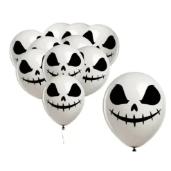Globos Látex Halloween Fantasma Blanca 30cm 10pcs