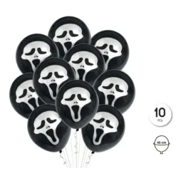 Globos Látex Scream 10pcs
