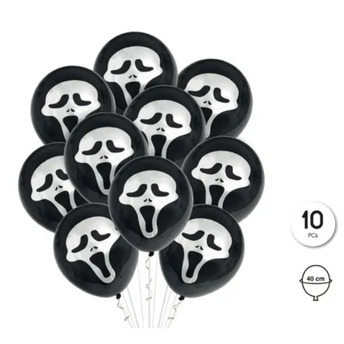 Globos Látex Scream 10pcs