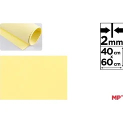 Goma EVA Amarillo Claro