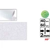 Goma EVA Purpurina Biodegradable Blanco