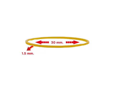 Gomas Elásticas Nº3 1.5x30mm