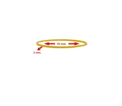 Gomas Elásticas Nº7 2x70mm