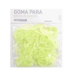 Gomas Para Pulsera Amarillo Pastel