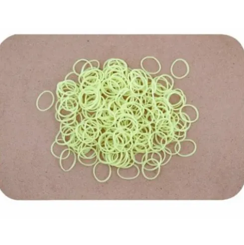 Gomas Para Pulsera Amarillo Pastel