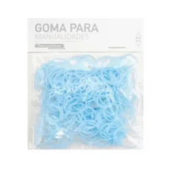 Gomas Para Pulsera Azul Claro