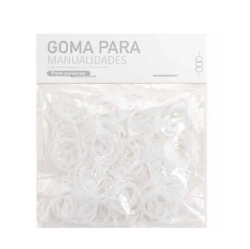 Gomas Para Pulsera Blanco