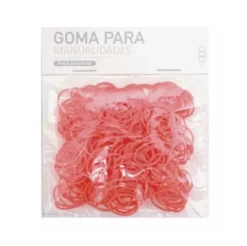Gomas Para Pulsera Rojo Pastel