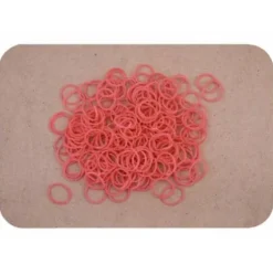 Gomas Para Pulsera Rojo Pastel
