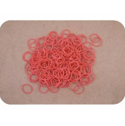 Gomas Para Pulsera Rojo Pastel
