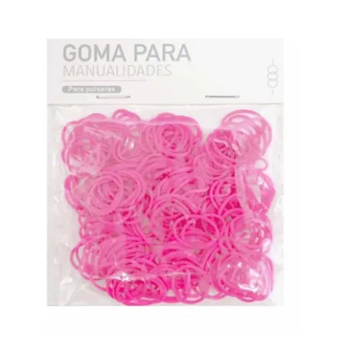 Gomas Para Pulsera Rosa