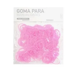 Gomas Para Pulsera Rosa Claro