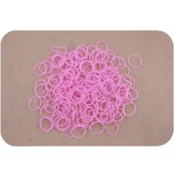Gomas Para Pulsera Rosa Claro