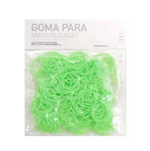 Gomas Para Pulsera Verde