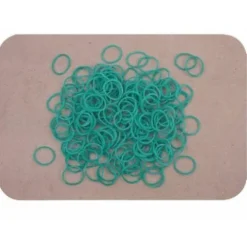 Gomas Para Pulsera Verde Oscuro