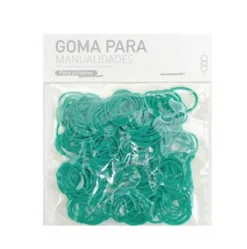 Gomas Para Pulsera Verde Oscuro