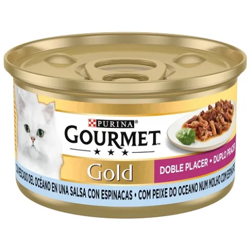 Gourmet Gold Doble Placer Pescado 85g