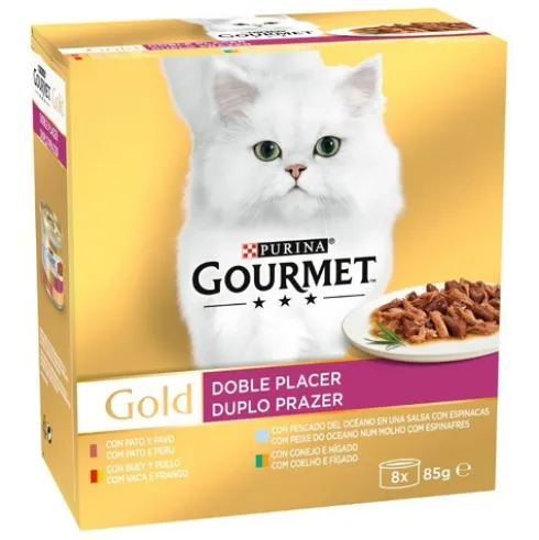 Gourmet Gold Doble Placer Surtido 8x85g