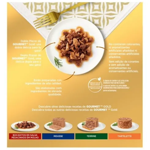 Gourmet Gold Doble Placer Surtido 8x85g