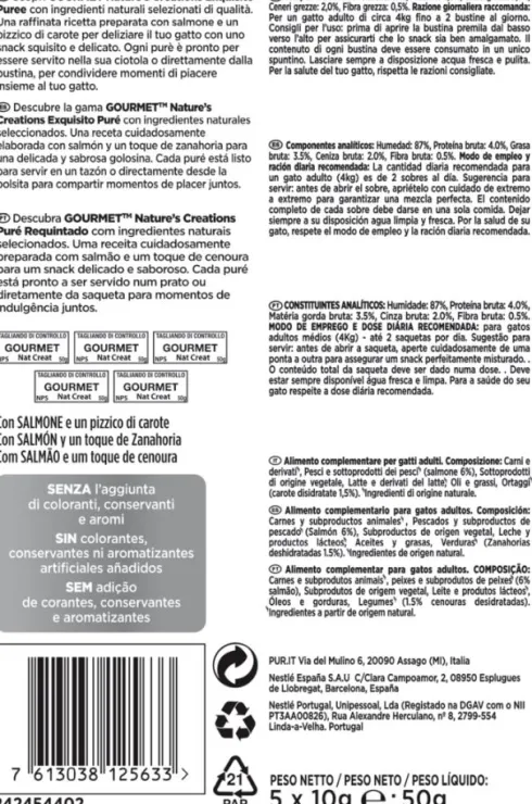 Gourmet Nature Creations Salmon 10g