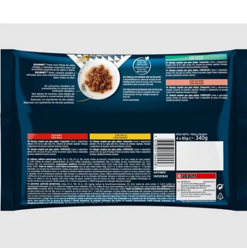 Gourmet Perle Surtido 4x85g