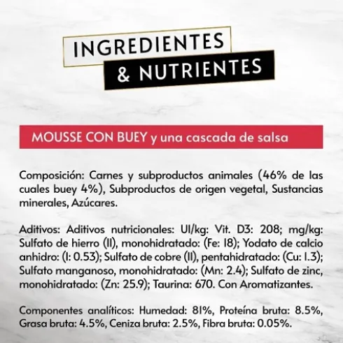 Gourmet Revelations Mousse Buey 4x57g