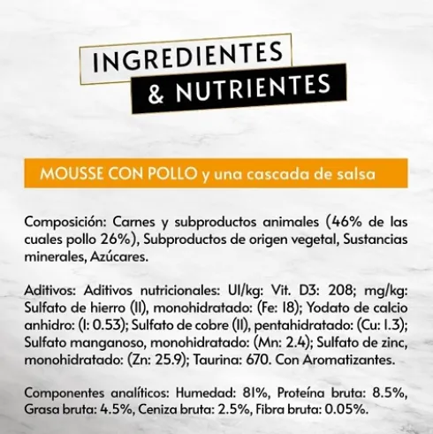 Gourmet Revelations Mousse Pollo 4x57g