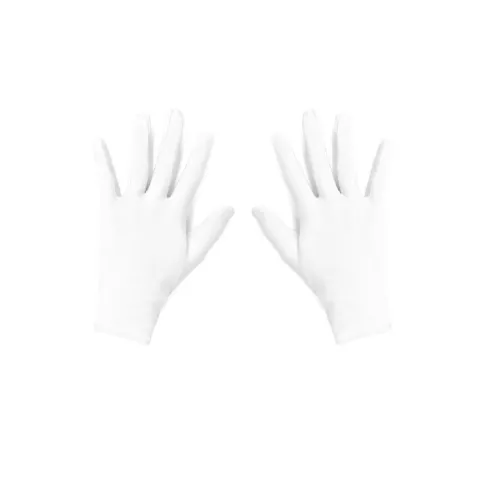 Guantes Cortos Adulto Blanco