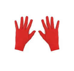 Guantes Cortos Adulto Rojo
