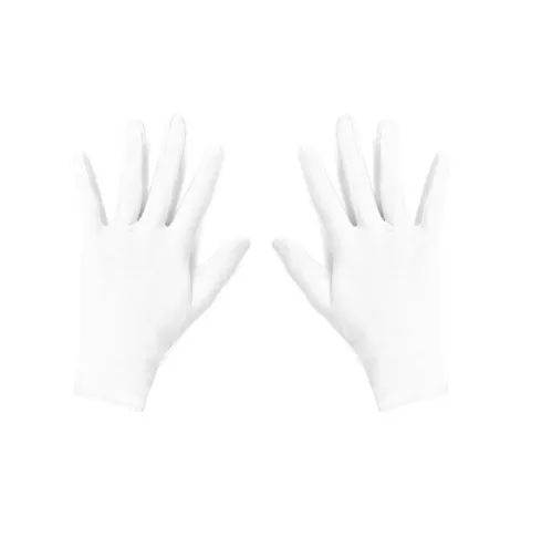 Guantes Cortos Infantil Blanco