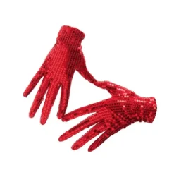 Guantes Cortos Lentejuelas