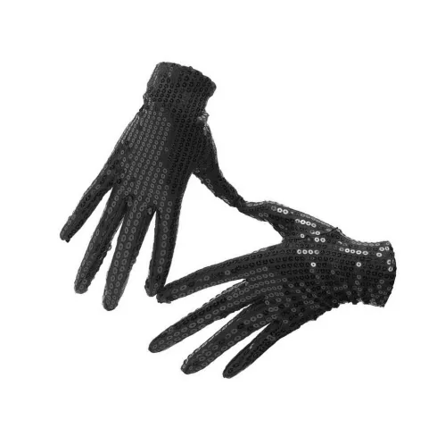Guantes Cortos Lentejuelas
