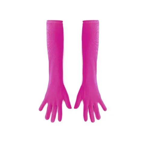Guantes Largos Fucsia