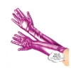 Guantes Largos Metalizados Fucsia