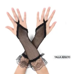 Guantes Red Encaje Negro