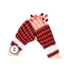 Guantes Rombos Rojo y Negro