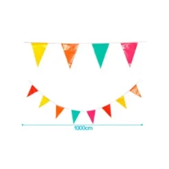 Guirnalda Banderines Multicolor 10M