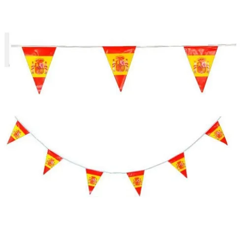 Guirnalda Banderines Rojo/Amarillo 10M
