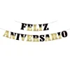 Guirnalda Feliz Aniversario Negro