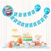 Guirnalda Feliz Cumpleaños Con Globos Helicóptero 21PCS